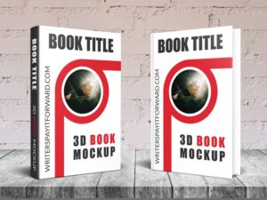 3D Book Mockup Hardcover 6x9
