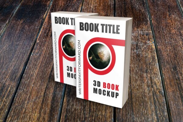 3D Book Mockup Paperback 4.25x7