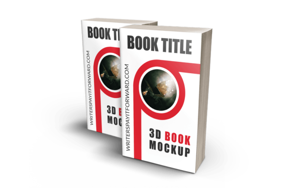 3D Book Mockup Paperback 4.25X7