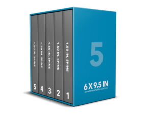 Book Mockup - Boxset 6x9.5x1.5-BSKN1-5