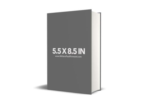 Book Mockup - Hardcover 5.5X8.5X2.5-Hcs5-42