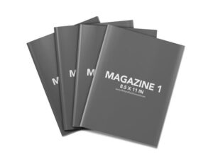 Book Mockup - Magazine 8.5x11-MAG01