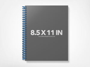 Book Mockup -Notebook 8.5x11-NBW1-5