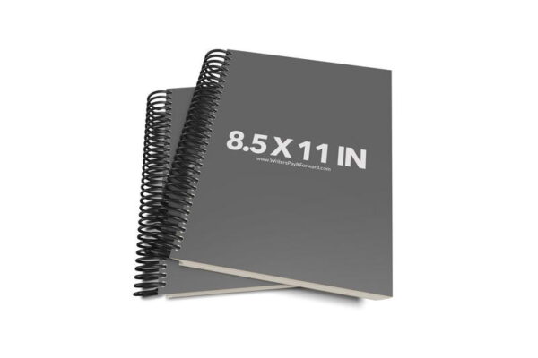 Book Mockup -Notebook 8.5x11-NBBW4