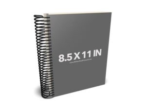 Book Mockup -Notebook 8.5x11-NBBW2