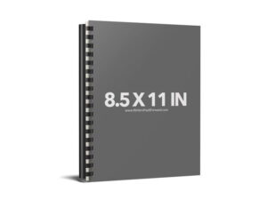 Book Mockup -Notebook 8.5x11-NBAP3