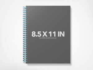 Book Mockup -Notebook 8.5x11-NBW1-10
