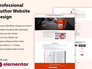 Author Website Design